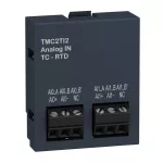 Modicon M221, kaseta we/wy, 2 wyjścia analogowe temperaturowe, zaciski śrubowe