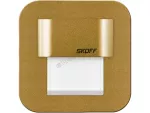 Oprawa przyschodowa SALSA mini stick LED Light SKOFF 10 V DC 0,4 W IP 66 3000 K mosiądz mat szt.