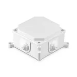 PK-2P Puszka odgałęźna, dławica D-25 pod przewód wymiar 103x103x60; IP-44; biały