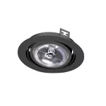 GIULIETTA A1Ah AR111 wpust stropowy max. 1x60W, G53, 12V, czarny głęboki (mat struktura) RAL 9005