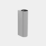 Wall fixture IP66 Max Medium Double Emission LED 17W LED neutral-white 4000K DALI-2 Grey 887lm AI24-14X9S8DU34