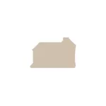 WAP WDU/WTR4/ZR Ścianka końcowa i przegroda do złączek, nr.katalogowy 1905070000
