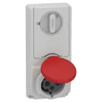 Gniazdo 380/415V, 32A, 3P+Z, IP44