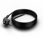 PP-50/3M/3X1,5/OMY ŻO Przewód przyłączeniowy z wtyczką kątowa UniSCHUKO; 3x1,5; OMY żo; 3m; czarny