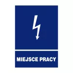 Znak elektryczny informacyjny 148x210 