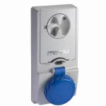 GNIAZDO+BEZP.UNIKA IP65 16A 3P+E 250V 9H