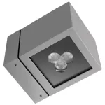 Oprawa ICE CUBE 2 LED ED 8W czerwony IP54 16 szary 8 W