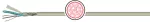 DATEX-PIMF-CY LI2YCY-PIMF DIN47100, SZARY RAL 7032 3X2X0,5