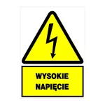 Znak elektryczny ostrzegawczy 148x210 