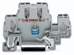 Złączka do zabudowy elementów 2-piętrowe, szara 870-523/281-581