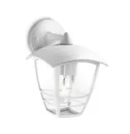 Creek wall lantern white 1x60W 230V down myGarden Kinkiet