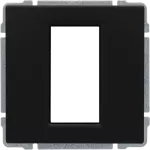 KOS 66 Uchwyt do instalacji modułów 45x22,5 z redukcją ramki CZARNY