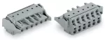 2-przewodowe gniazdo Push-in CAGE CLAMP®, szara 231-2210/037-000