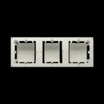 WMYZ-203xxx-9012 Puszka natynkowa płytka (31mm) potrójna; beż