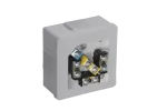 VP-01 Puszka n/t 86x86x40mm IP55 4-wl klik dł.gum. z zac. popiel