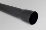 Rura osłonowa sztywna z kielichem ROS-M (RHDPE) 160/8 - czarna -6 m (35szt/paleta)