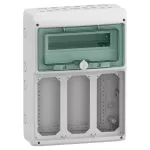 Obudowa natynkowa, Mureva (dawna Kaedra), IP65 do gniazd gMRV-1-12+1-NT-T/11 3 otwory 103x225 mm