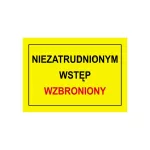 Tablica budowlana ostrzegawcza 250x350 