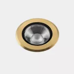 Recessed uplighting IP66-IP67 Max Big Round Trim LED 17.3W LED neutral-white 4000K Gold PVD 1803lm AT12-18X9F1BBI7