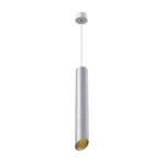 PIXO 410 wisząca max 1x50W, GU10, 230V, kolor złota, srebrny aluminiowy (mat struktura) RAL 9006 T068P41Wh962101