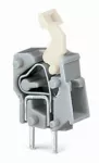 Modularna złączka do płytek drukowanych przycisk 2,5 mm² RM 5/5,08 mm 1-bieg, jasnoszary 257-843/999-950