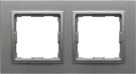 VENA2 Ramka 2x ALUMINIUM