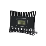 LAMPA LED FLOOD BUTTERFLY / 50W / 100 lm/W / IP65 / 4200K / CZARNA