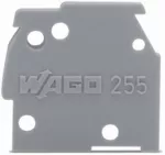 Ścianka końcowa do montażu zatrzaskowego gr. 1 mm, jasnozielona 255-700
