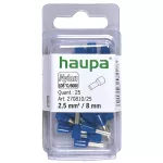 HTI  - 2,5/8 końc. tulejkowa  izol niebieska 25szt