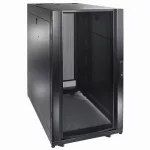 Szafa serwerowa SX 24U o szerokości 600 mm i głębokości 1070 mm z bokami, czarna