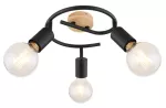 3978 Lampa sufitowa Pablo E27 3xMAX 40W matt black