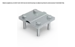 [CU] Złącze uniwersalne odgałęźne 80x70mm; fi16/bed