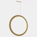 Pendant Circular Vertical Inward ø1200 Recessed LED 72W LED neutral-white 4000K DALI Gold 4352lm CV5B-00X9AZDUEF