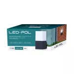ORO-CUBE-E27-GREY Lampa elewacyjna / ogrodowa