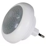 Lampka nocna LED do gniazdka 230V z czujnikiem, 8× LED