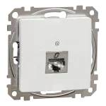 Gniazdo komputerowe RJ45 kat.6 STP, Sedna Design & Elements, białe