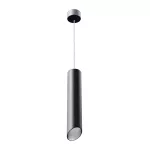 PIXO 310 wisząca max 1x50W, GU10, 230V, kolor srebra, czarny głęboki (mat struktura) RAL 9005 T068P31Wh963116