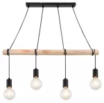 3980 Lampa wisząca Pablo E27 4xMAX 40W matt black