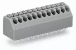 Złączka do płytek drukowanych przycisk 1,5 mm² RM 3,5 mm 4-bieg, szara 250-104