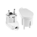 WT-16U Wtyczka rozbieralna, kątowa Uni-SCHUKO, 2p+Z; 16A, 250V; WT-16U; biały