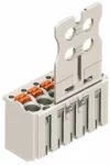 1-przewodowe gniazdo przycisk Push-in CAGE CLAMP®, jasnoszary 2091-1110/000-5000