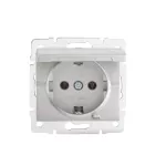 LOGI 02-1230-143 sr Gniazdo z uziemieniem IP44 Schuko