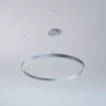 ALFREDO 1400/U wisząca DIRECT LED PHILIPS LV 88W/14000lm/3000K, 230V, kolor srebra (gładki mat)