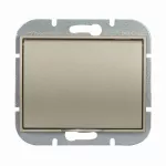 PT-17NH/M Gniazdo wtyczkowe pojedyncze p/t 2p+Z z przesłonami 16A, 250V, bryzgoodporne z klapką SCHUKO Moduł; satyna