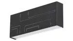 8873 Kinkiet Maribor LED 12W 4000K czarny 230V, 50Hz