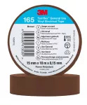 Winylowa taśma elektroizolacyjna 3M™ Temflex™ 165, brązowa, 15mm x 10m