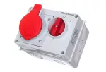 Zestaw E 16-18 Włącz-wyłącz 0-I Gniazdo 3P+Z IP-44
