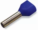 Podwójna tulejka przewodowa do serii 811 2x6 mm² / AWG 10 z izolacją, żółta