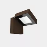 Wall fixture IP66 Modis Opal Single LED 13.2W SW 2700-3200-4000K DALI-2 Brown 744lm 05-E062-J6-DU