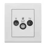 CATRIN GPT R-TV-SAT białe b/R